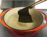 パクチーとキムチで豚しゃぶ鍋作り方5写真