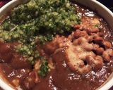カレーと納豆と旨だし丼作り方4写真