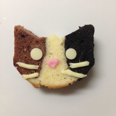 三毛猫パウンドケーキ by なんしぃ0 【クックパッド】 簡単おいしい