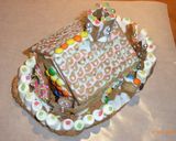クリスマスまで待てない♪お菓子のお家作り方1写真