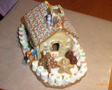 クリスマスまで待てない♪お菓子のお家作り方3写真