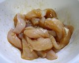 超速！プルプルむね肉と山盛り青菜炒め作り方2写真