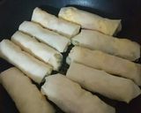 菜花とハムと卵の春巻き作り方6写真
