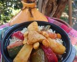 ハマるモロッコ❤チキンと豆と野菜のタジン作り方10写真