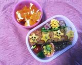 星のオムライス弁当 幼稚園作り方1写真