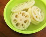 【簡単】甘辛♡レンコンはさみ焼き作り方1写真