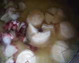 帆立とタコの炊き込みご飯作り方1写真