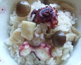 帆立とタコの炊き込みご飯作り方5写真