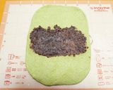 【トヨ型小】よもぎ粒あんマーブルパン作り方7写真