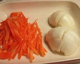 新玉ねぎと鯖缶のスパイスチーズ焼き作り方1写真