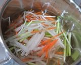白髪味噌汁作り方2写真
