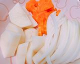 小松菜の野菜炒め作り方1写真