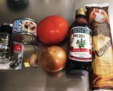 さばの水煮缶とトマトで健康☆簡単☆パスタ作り方1写真