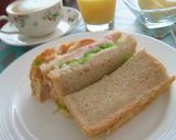 朝食☆コーンビーフポテトサンド作り方6写真