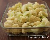 【茹で置き野菜】カリフラワー作り方3写真