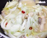 白菜の味噌モツ鍋作り方4写真