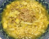 サッポロ一番塩らーめんで、カレーラーメン作り方6写真