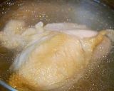 ダブルチーズラーメン*しっとりチキン乗せ作り方2写真