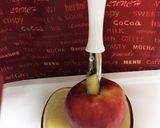 紅玉りんごのコンポート バニラ&パイ乗せ作り方1写真