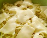 ダブルチーズラーメン*しっとりチキン乗せ作り方7写真