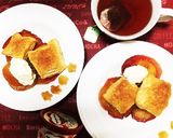 紅玉りんごのコンポート バニラ&パイ乗せ作り方6写真