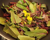 旨さ閉じ込め♪紅菜苔の蒸し焼き作り方4写真