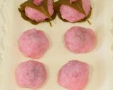 * 関西風・上方風 ♡ 道明寺 桜もち♪作り方6写真