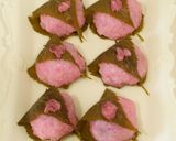 * 関西風・上方風 ♡ 道明寺 桜もち♪作り方7写真