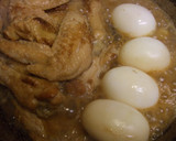 鶏肉とプルーンのさっぱり煮半熟卵添え作り方5写真