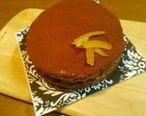 ガナッシュ⚫オランジェットケーキ作り方6写真
