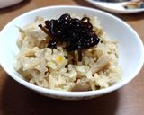 簡単～！鶏とごぼうときのこの炊き込みご飯作り方9写真