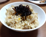 簡単～！鶏とごぼうときのこの炊き込みご飯作り方9写真