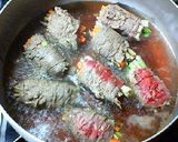 ご飯がいける！牛肉の三色巻き♪作り方4写真