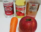 にんじんとりんごのサワードリンク作り方1写真
