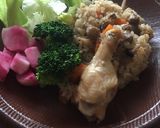 醤油麹だけ？！鶏ごぼう☆炊き込みごはん作り方5写真