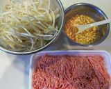 節約☆簡単もやしと挽き肉のオイマヨ炒め◎作り方1写真