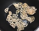 蓮根と豚こまの中華焼き作り方2写真