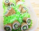 お弁当に★おくらの肉巻き～梅しそ風味～作り方9写真