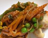 ボリューム満点☆節約 鶏胸の野菜あんかけ作り方12写真