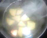わかめがシャキッ！じゃがいも味噌汁作り方3写真
