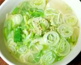 電子レンジで簡単☆ 白だし豆腐スープ♡作り方4写真