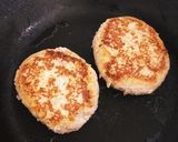 ヘルシー★豆腐&カニカマのハンバーグ♬作り方6写真