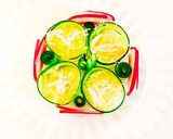 簡単♪くるくる棒々鶏風きゅうり巻き♬前菜作り方3写真