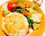 ヘルシー★豆腐&カニカマのハンバーグ♬作り方10写真