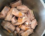 スペアリブの甘夏煮作り方3写真