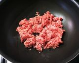 スタミナたっぷり☆汁なし肉味噌麺作り方1写真