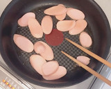 ☆ソーセージと卵のウスター炒め☆作り方3写真