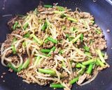 スタミナたっぷり☆汁なし肉味噌麺作り方3写真
