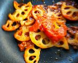 レンコンのアラビアータ作り方7写真