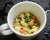 レンジで簡単！カップでお好み焼き作り方3写真